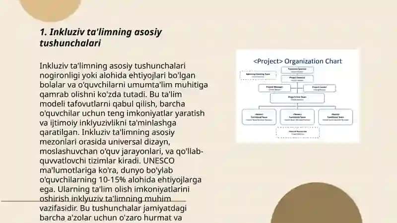 Inkluziv talimni tashkil etish shakllari va turlari 3