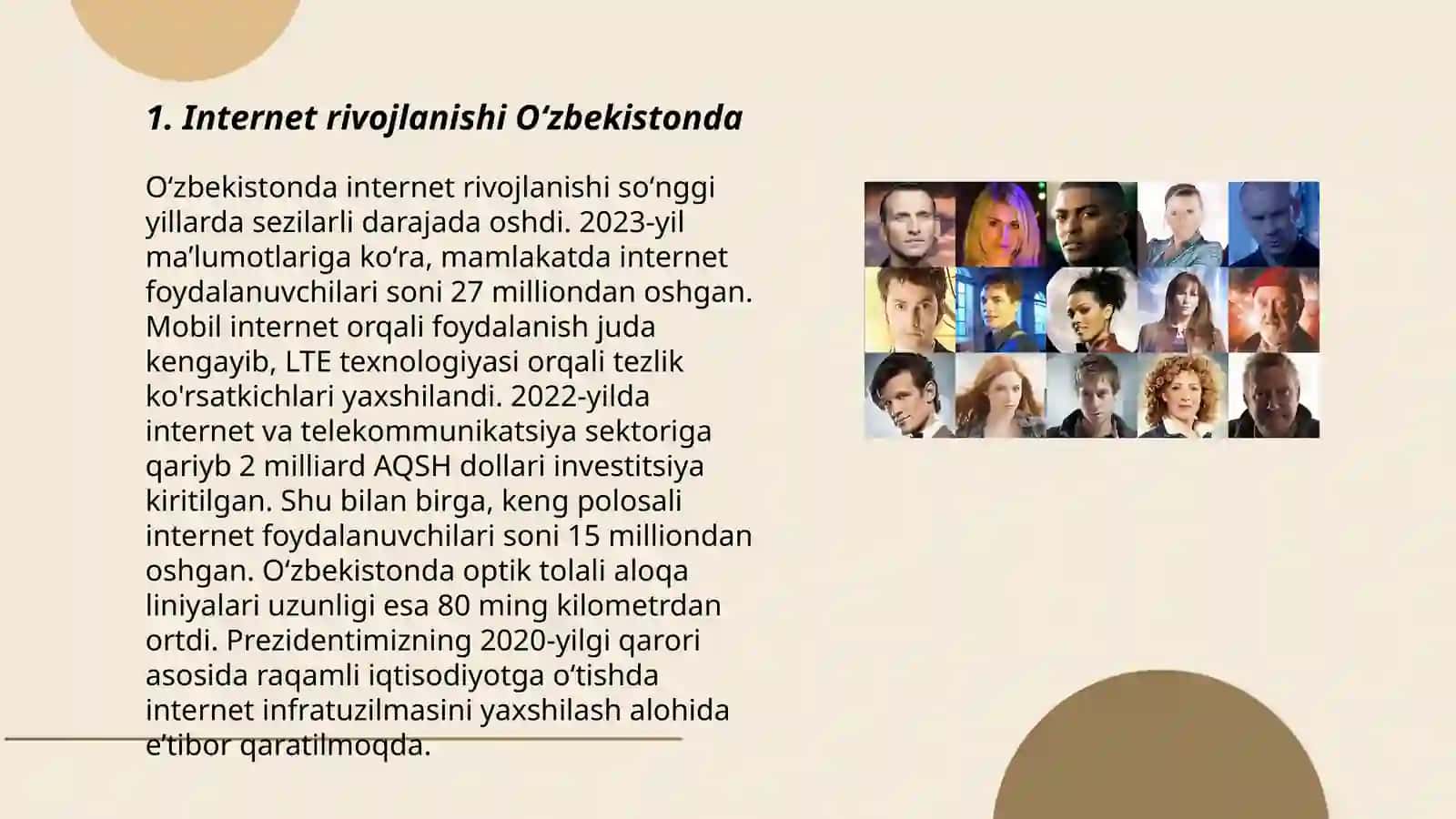 Internet rivojlanishi Oʻzbekistonda 3