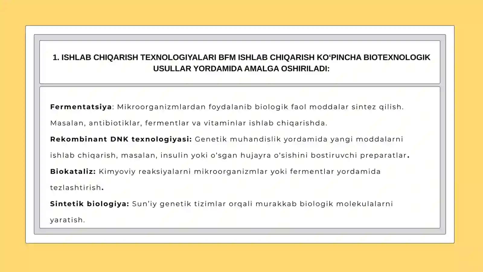 BIOLOGIK FAOL MODDALAR OLISH TEXNOLOGIYASI 3