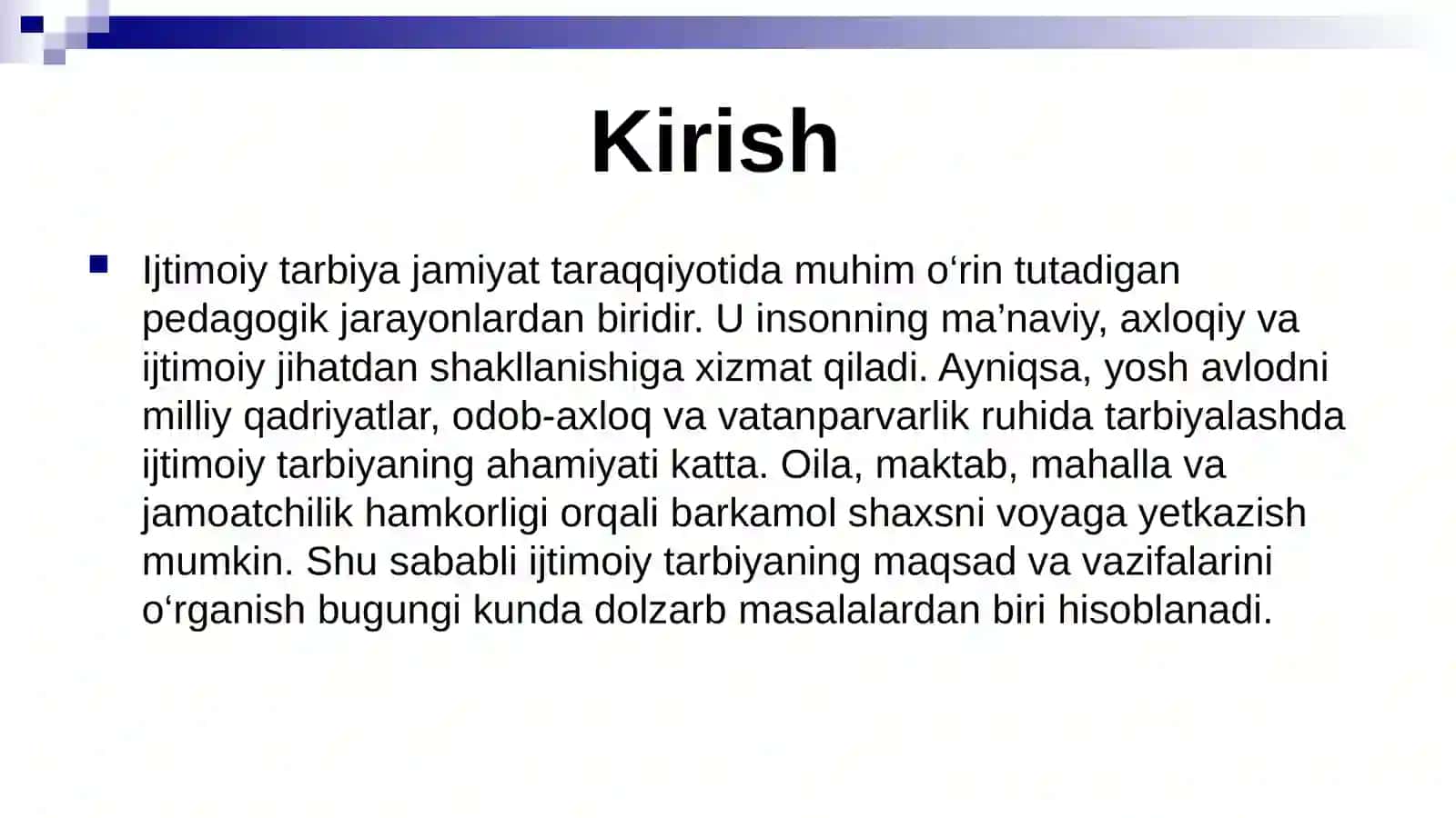 Ijtimoiy tarbiya tushunchasi hamda maqsad va vazifalari 3