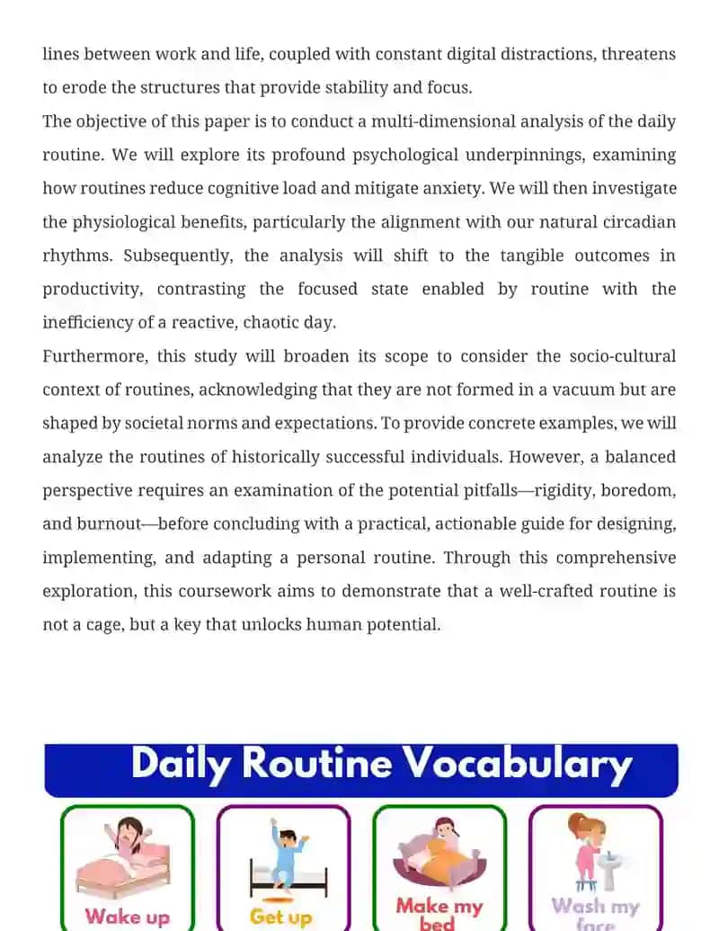 The Architecture of a Day: A Comprehensive Study of Daily Routines 3