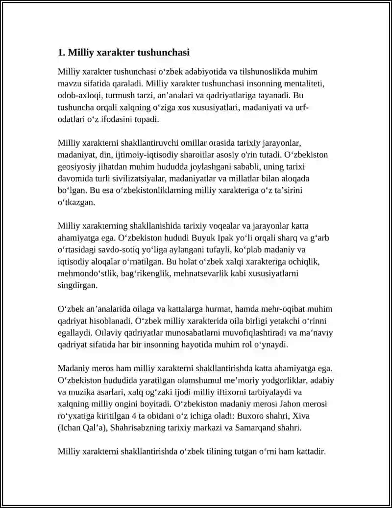SOTSIAL PSIXOLOGIYADA MILLIY XARAKTER 3