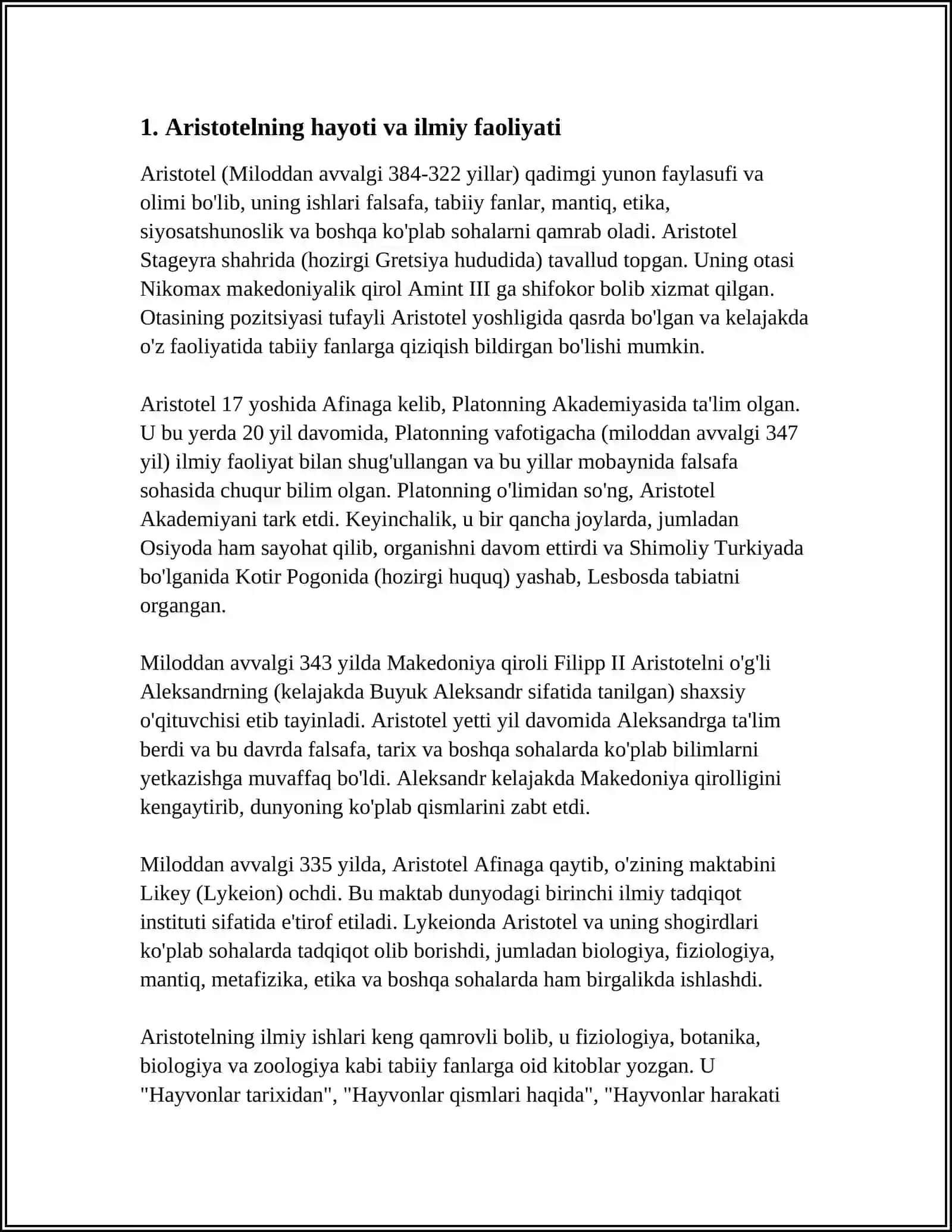 ARISTOTELNING,, POETIKA'' ASARINI OʻRGANISH 3