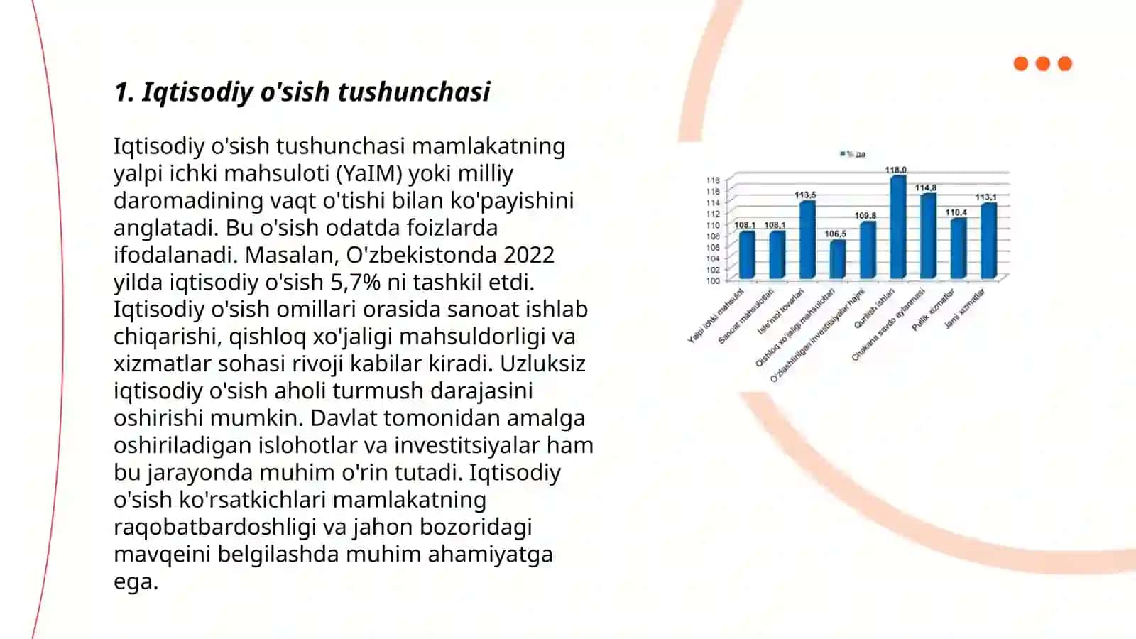 Iqtisodiy o'sishning umumiy tavsifi va neokeynscha modellari 3