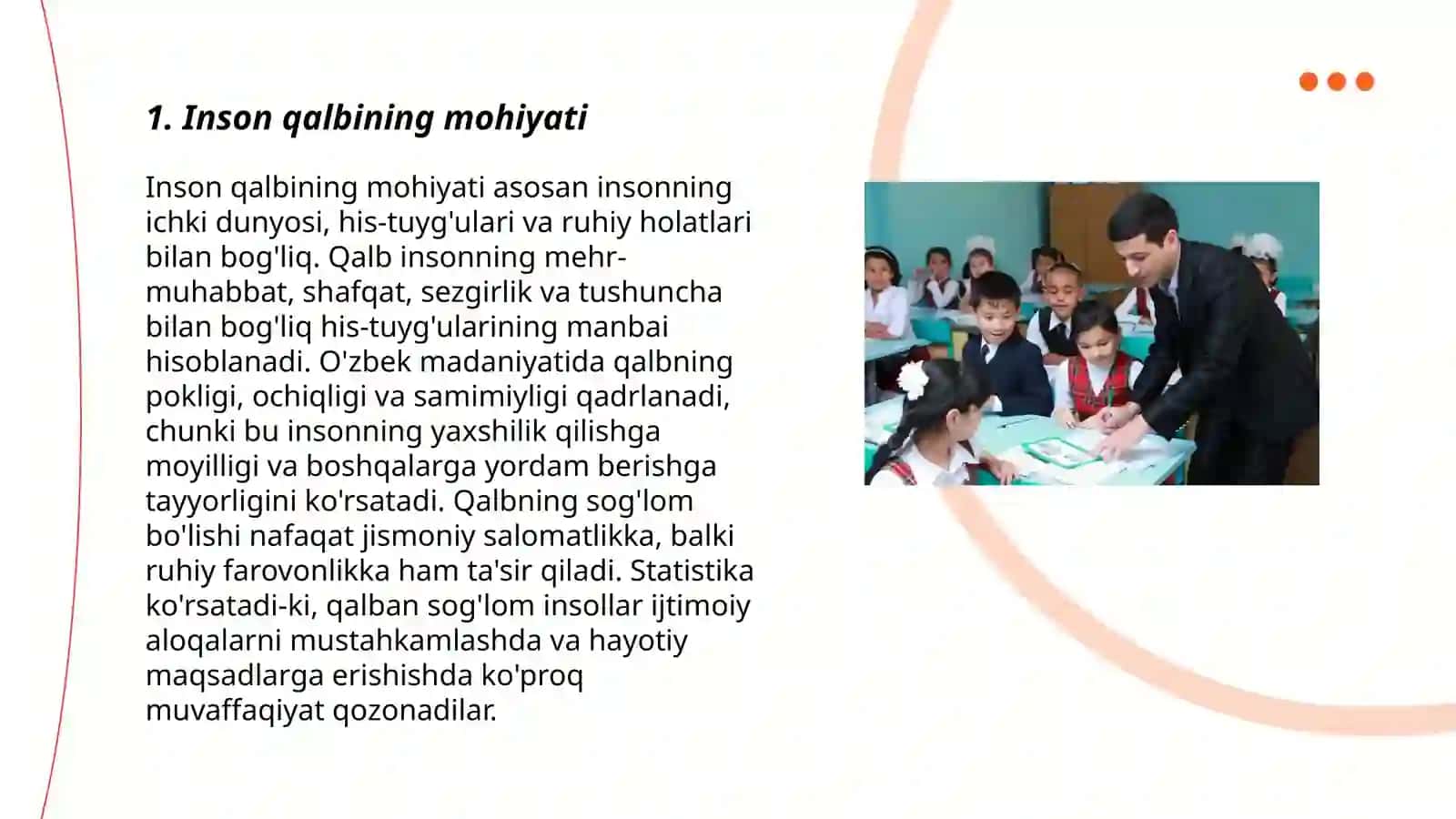 Inson qalbi va ma'naviy qadriyatlar 3