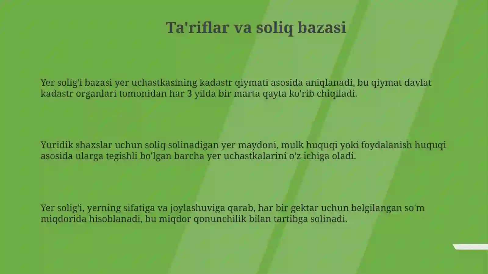 Yer solig'i: Asosiy tushunchalar va ta'riflar 3