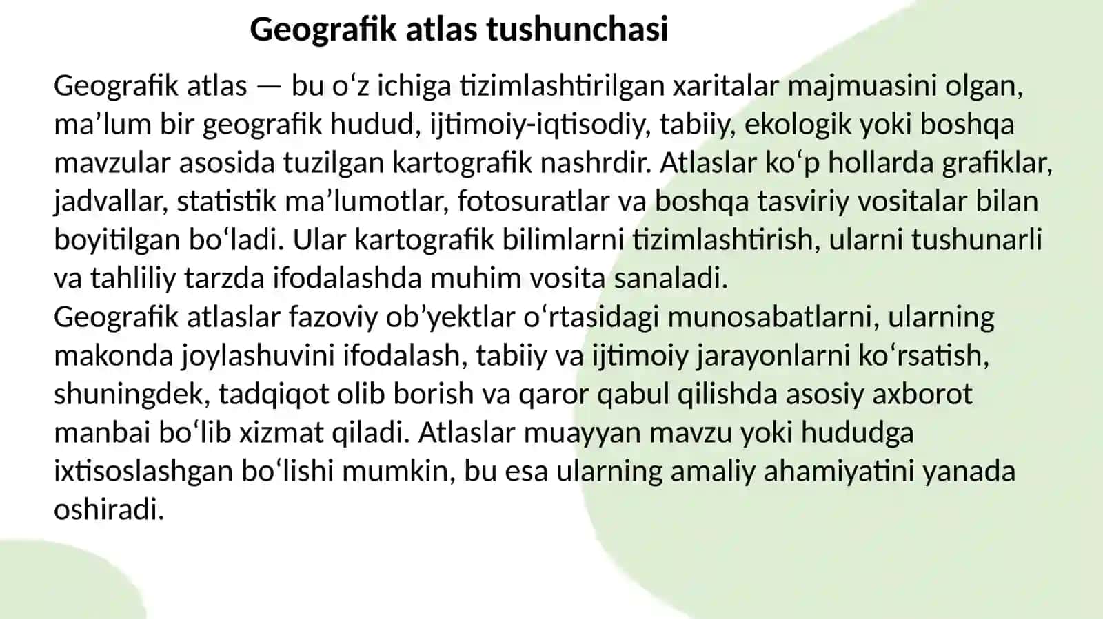 Geografik atlaslar 3