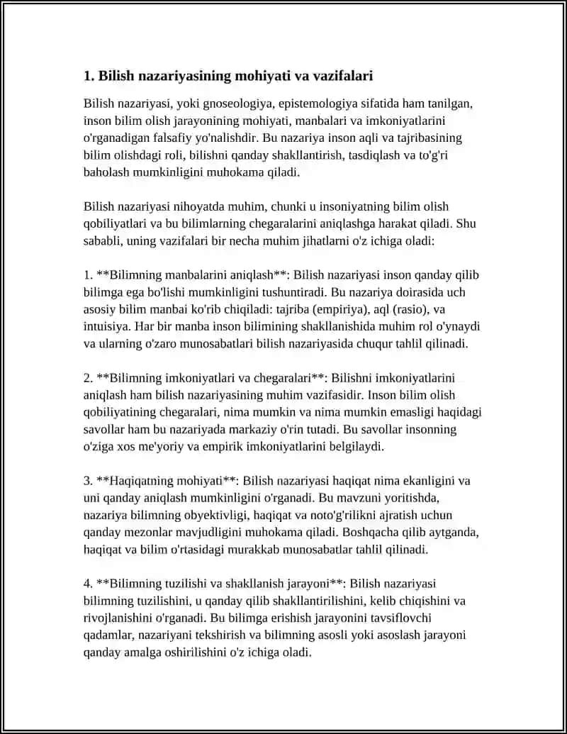 BILISH NAZARIYASI 3
