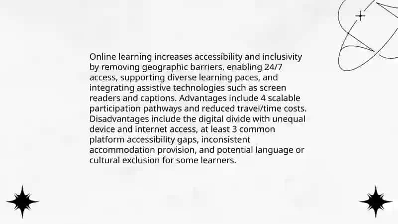 Online learning advantages and disadvantages 3