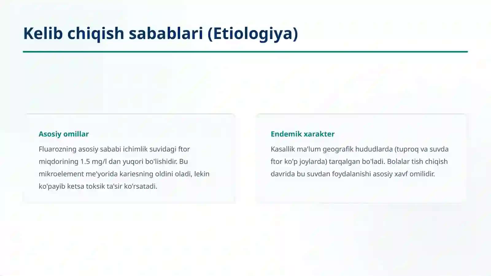 Fluaroz Kasalligi 3