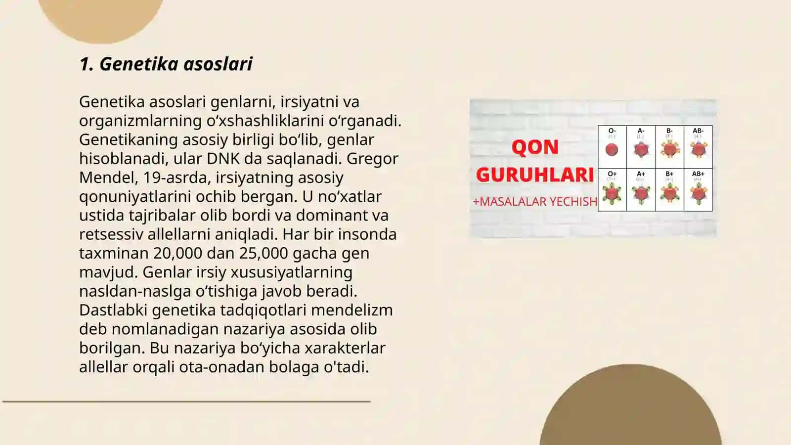 Genetika va seleksiya yuzasidan masala 3