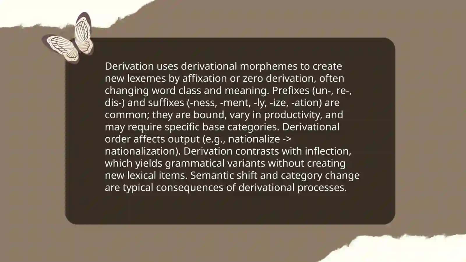 Word formation. Formation 3