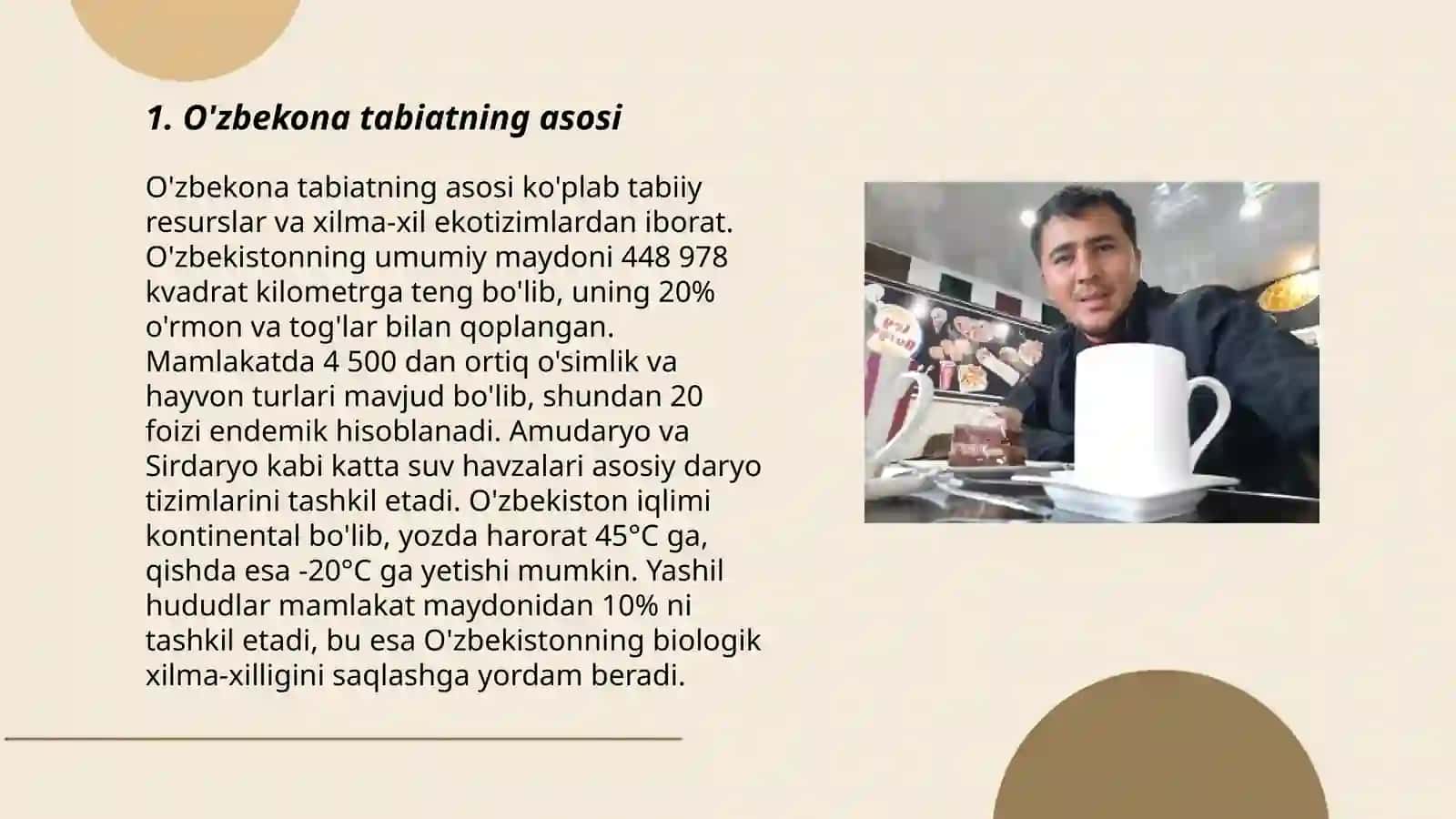 Ózbekona tabiy tamoyillar 3