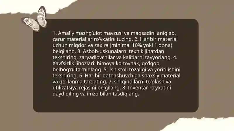 Amaliy Mashg'ulotlar Tayyorlash 3