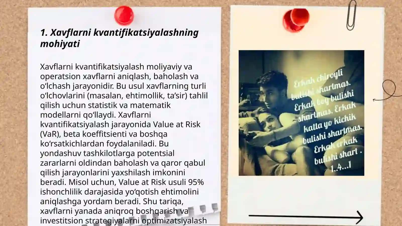 Xavflarni kvantifikatsiyalashning mohiyati 3