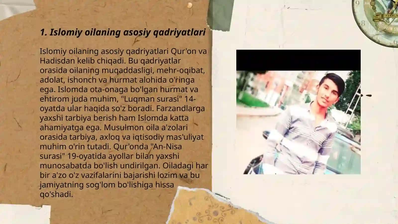Islomiy oilaning asosiy qadriyatlari 3