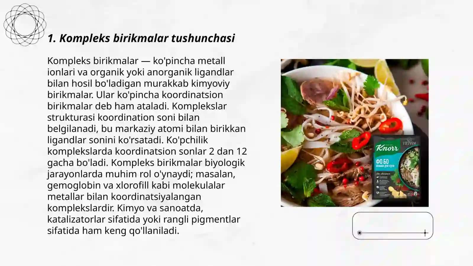 Kompleks hosil boʻlish jarayonlari 3