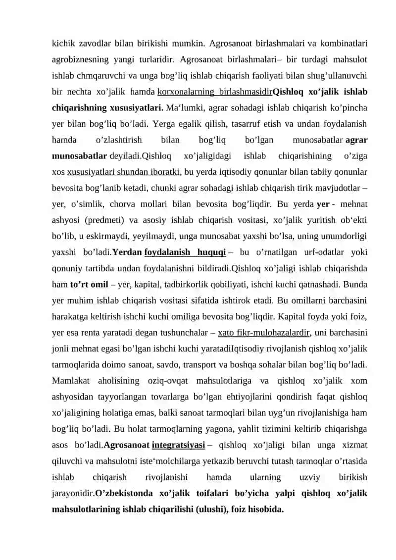 Agrobiznes va uning turlari 3