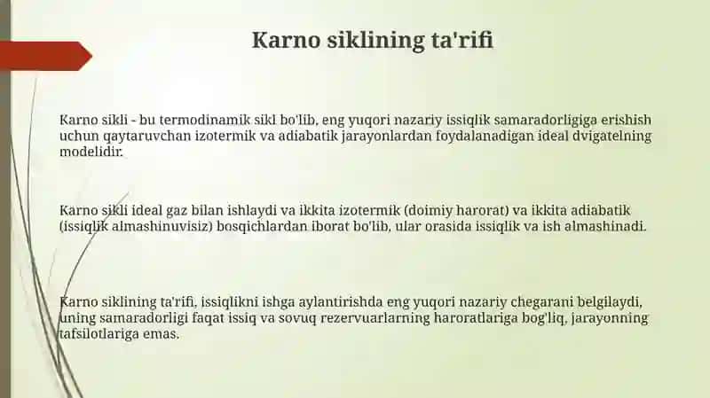 Karno sikli 3