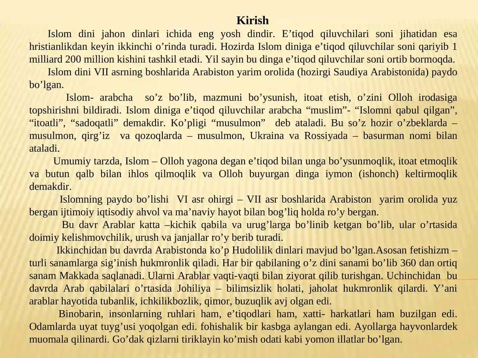 Oʻrta Osiyoga anʼanaviy islom tarixshunosligi kirib kelishining xususiyatlari 3