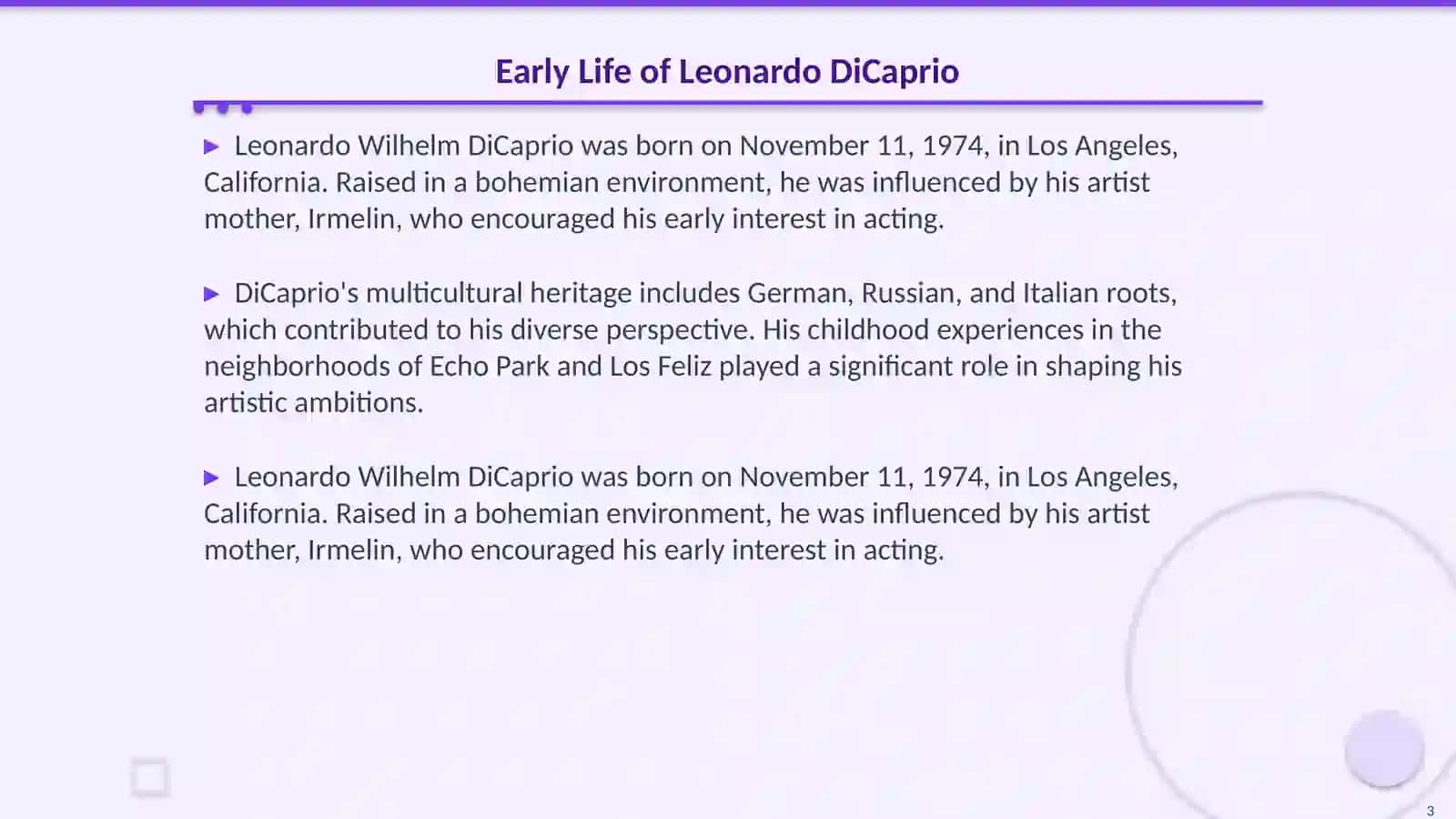 Leonardo DiCaprio 3