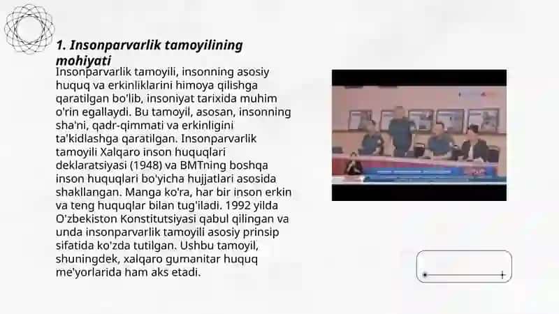 Insonparvarlik tamoyili 3
