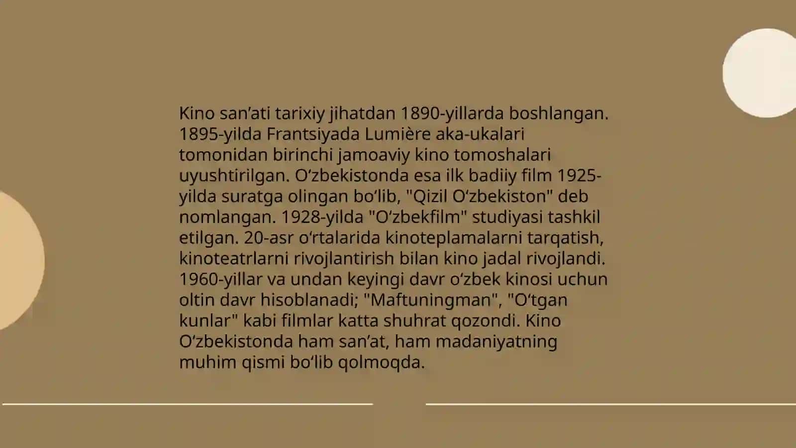 Kino san'at yoki industriya sifatida 3