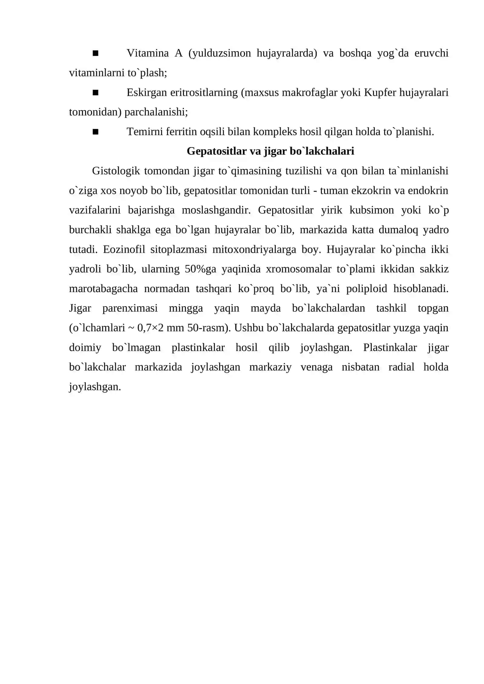 Jigar tuzilishi 3