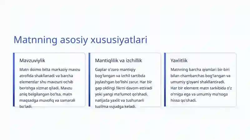Matn va Uning Grammatik Bogʻlanishi 3
