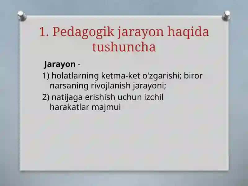 Pedagogik Jarayon 3