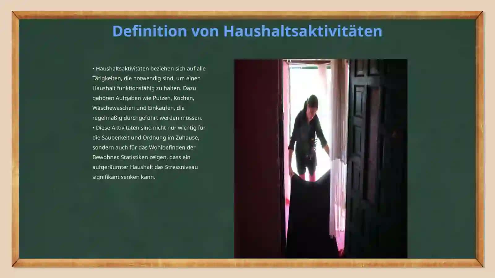 Haushaltsaktivitäten 3