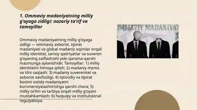 Ommaviy madaniyat 3