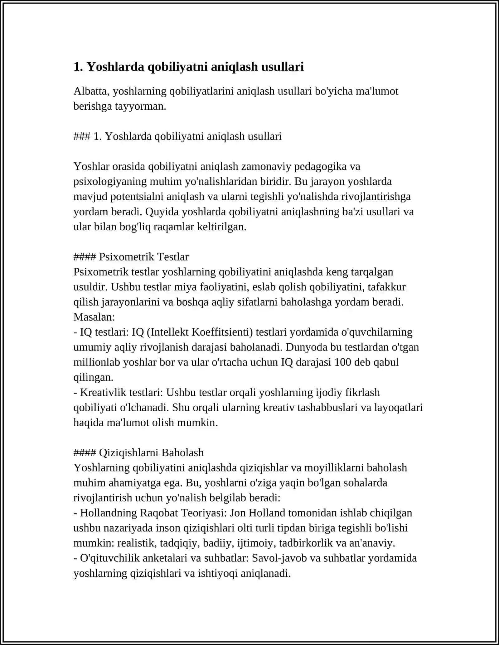 Qobiliyat Iqtidor va Istedad 3
