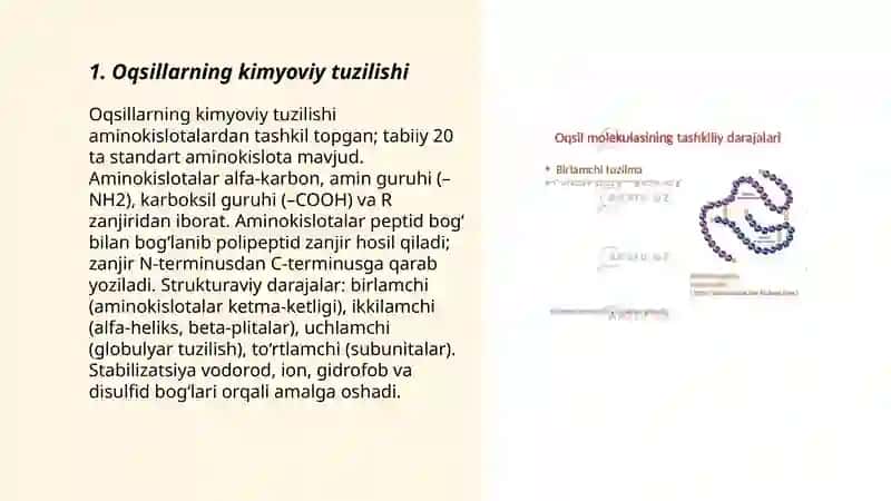 Oqsillar 3