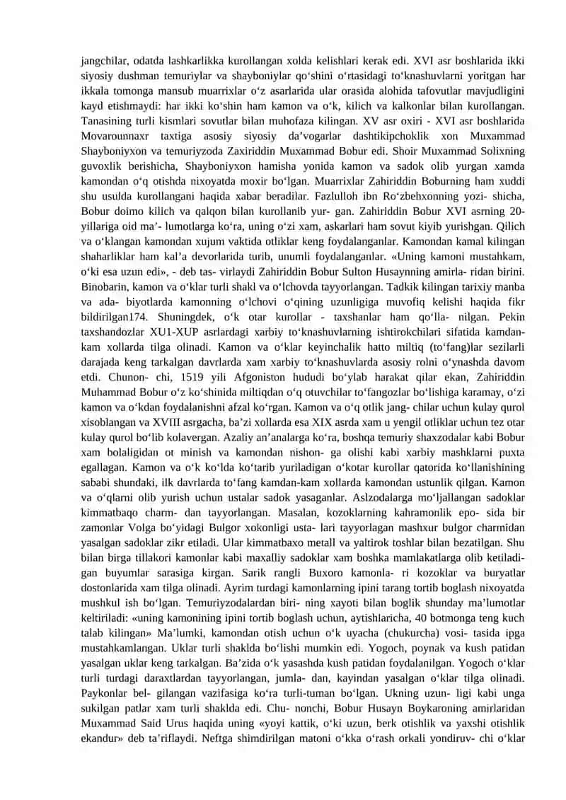 Buxoro, Xiva va Qo‘qon xonliklar harbiy ishlar 3