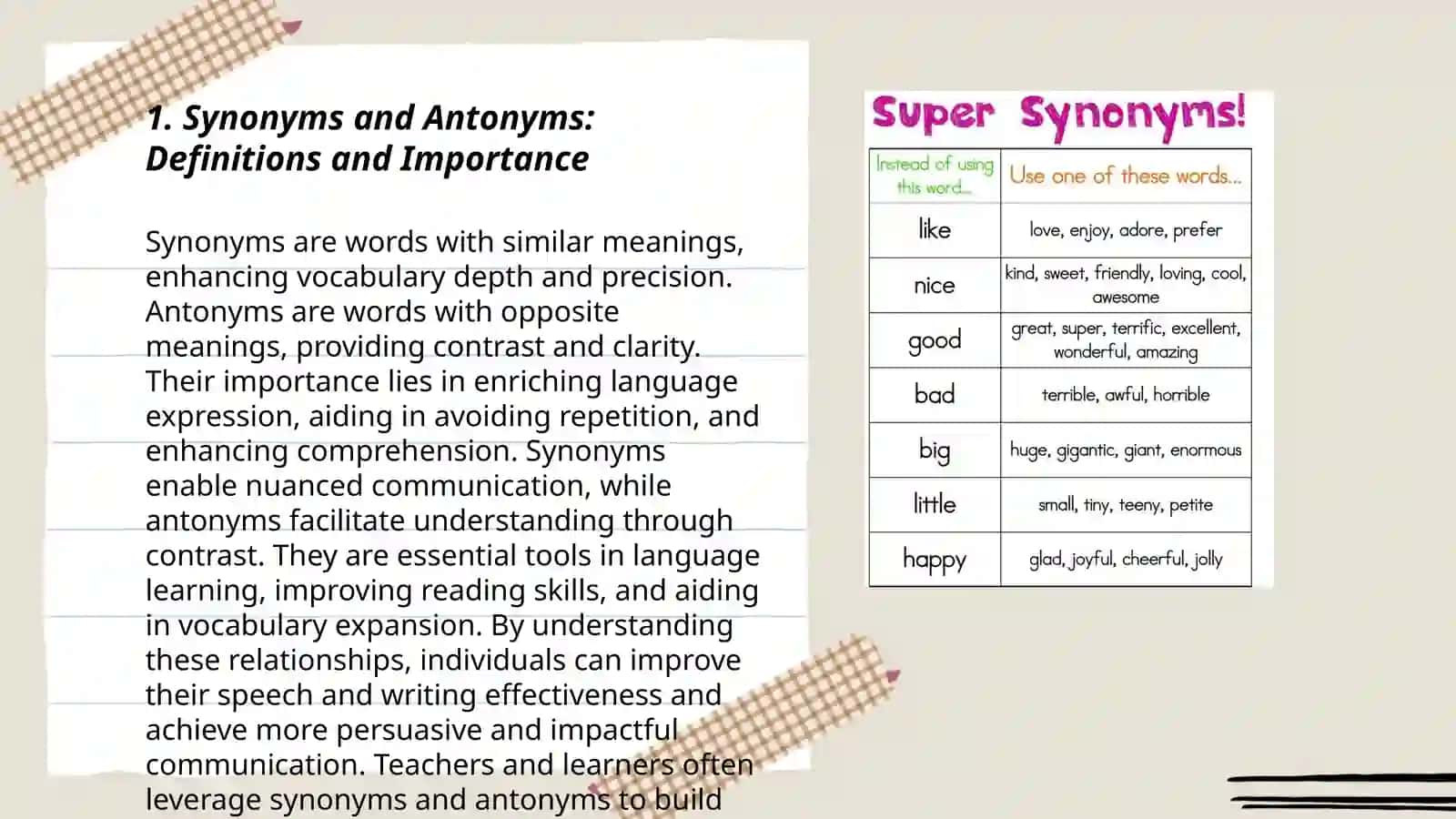 Learning synonyms and antonyms in context 3