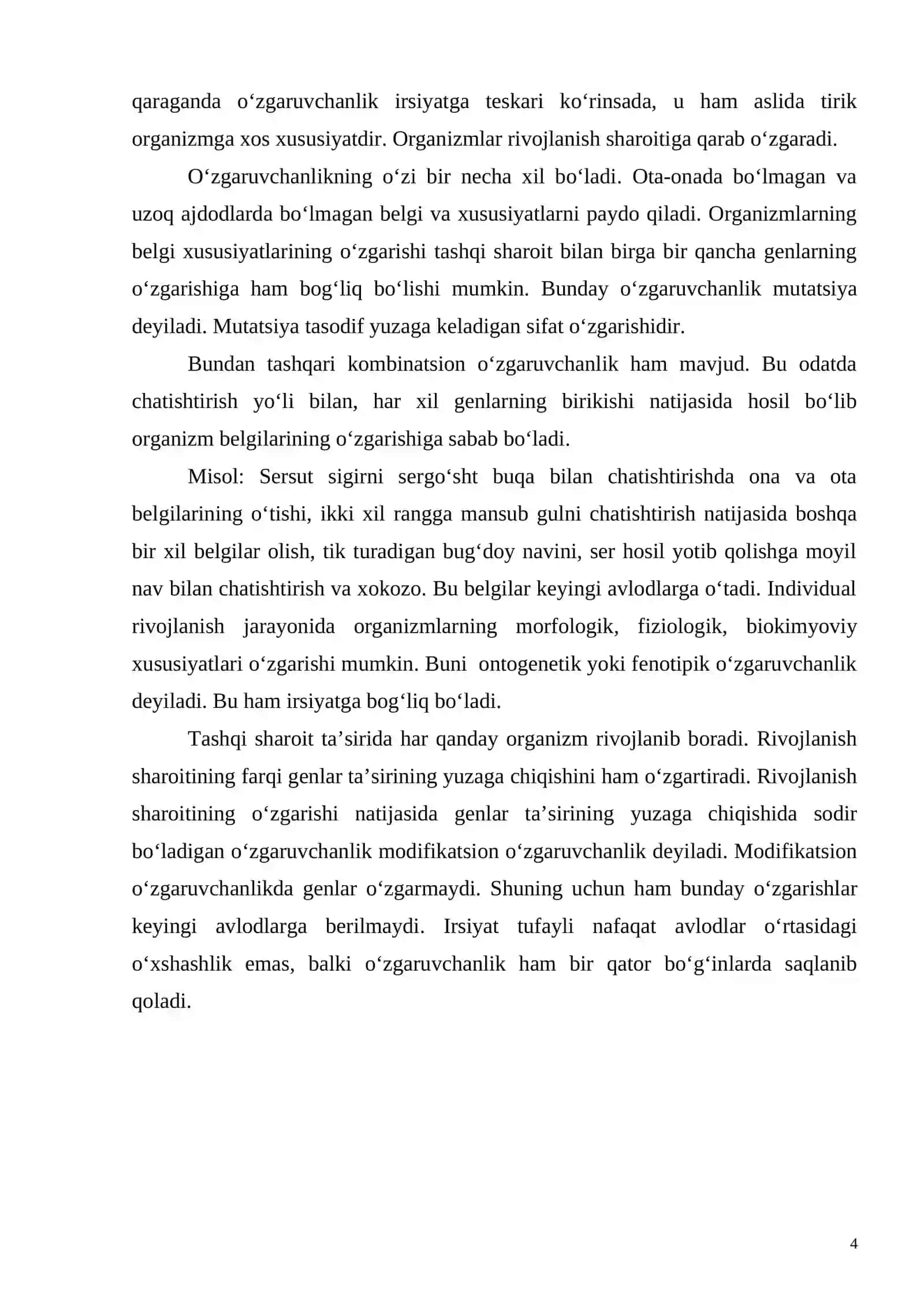 GINETIKA FANINING TARMOQLAR KLASSIFIKATSIYASI 3