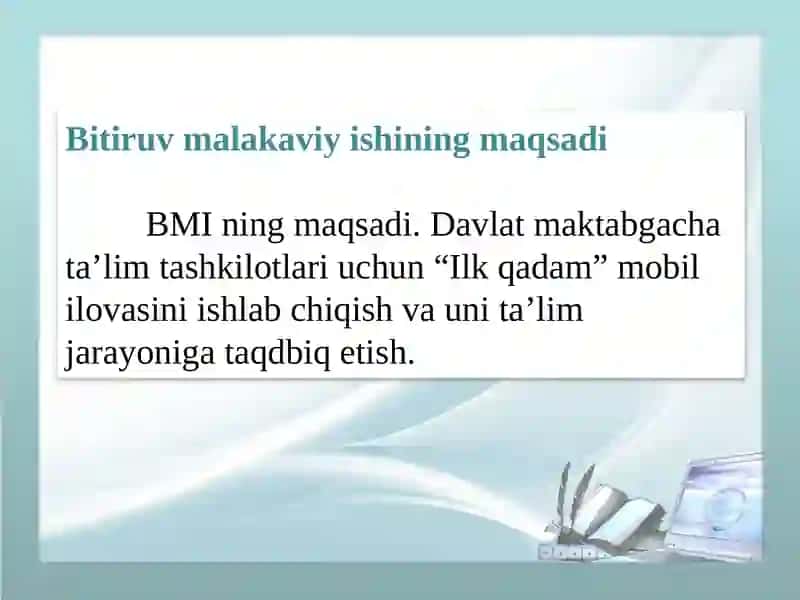 Ilk qadam mobil ilova 3
