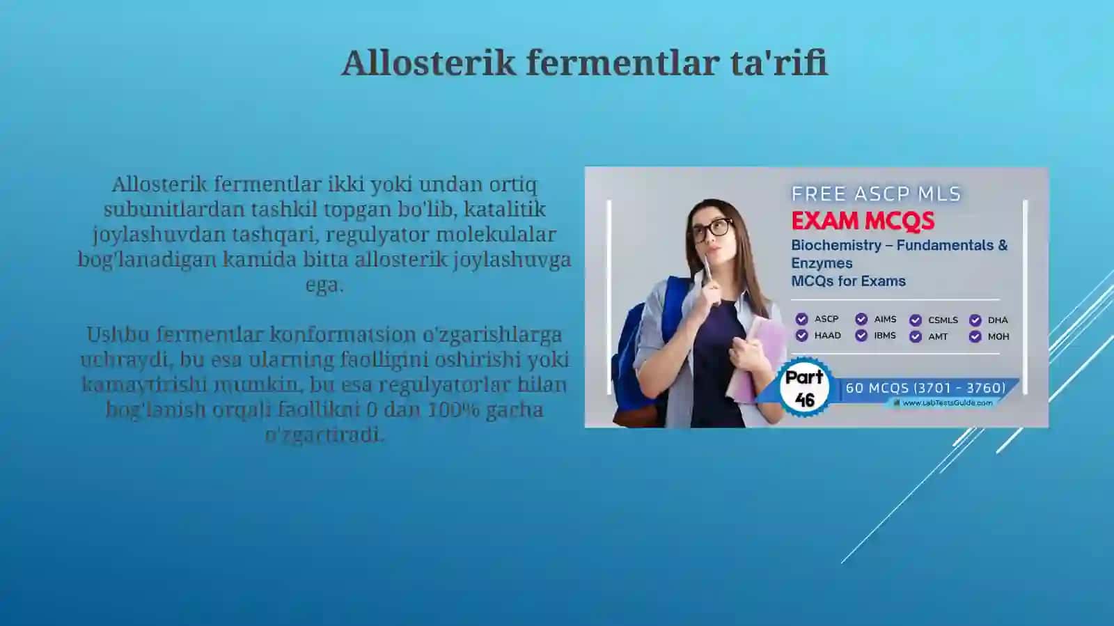 Allosterik fermentlar 3