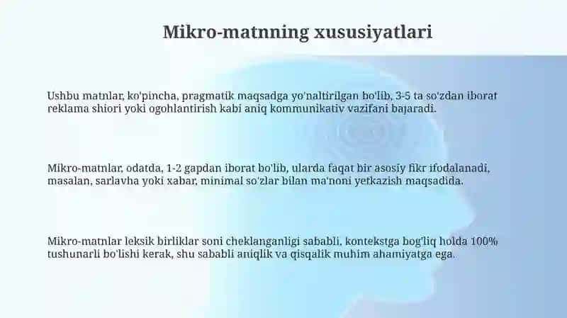 Mikro-matn va Makro-matn 3