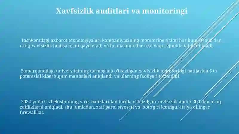 Tarmoq xavfsizligi. Xavfsiz aloqa xususiyatlari 3