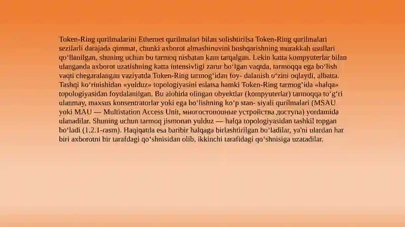 Token ring tarmog'i 3