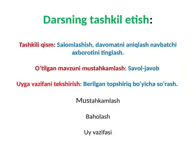 Qoʻllanmalar taqdimotlar darsliklar toʻplami 3
