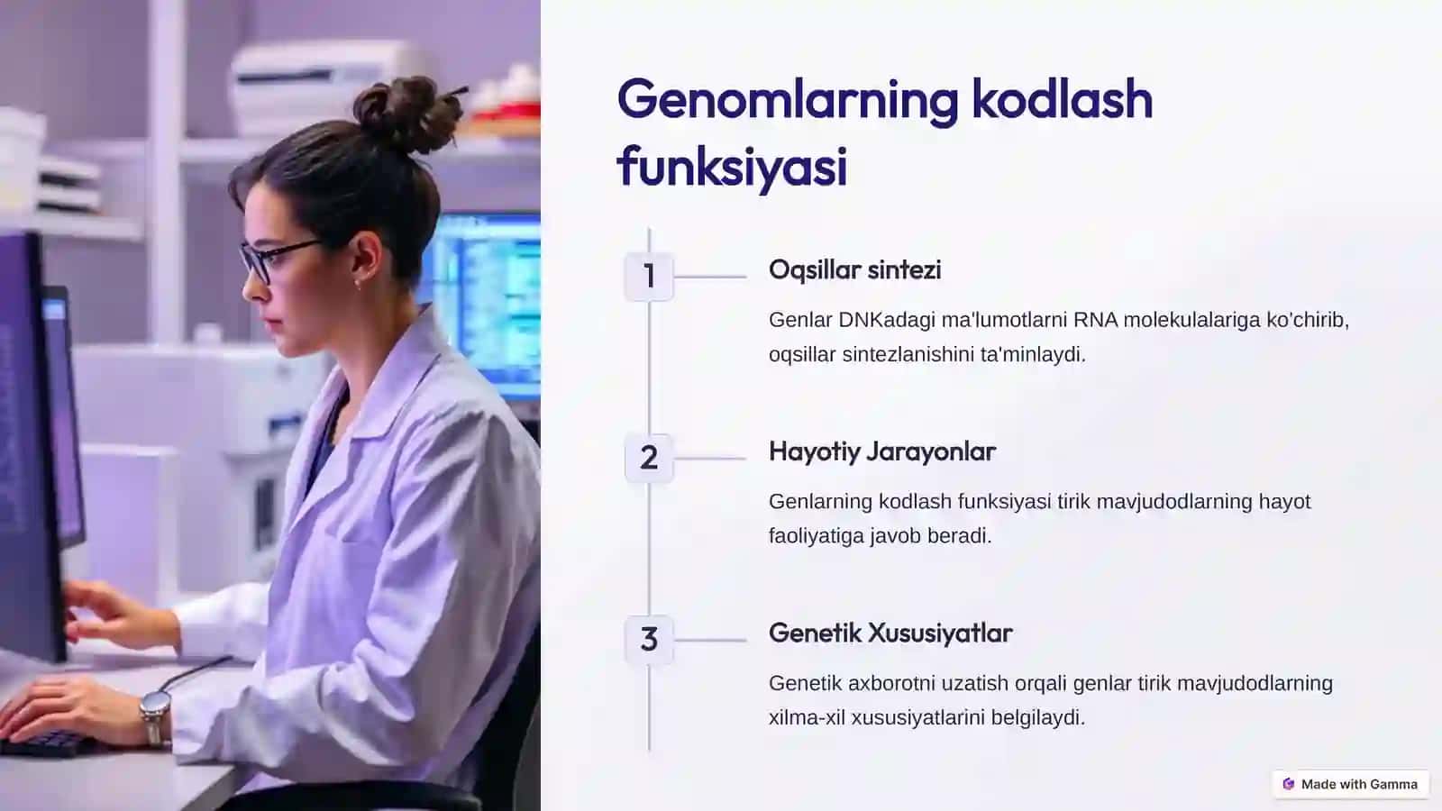 Genomlar va xususiyatlari 3