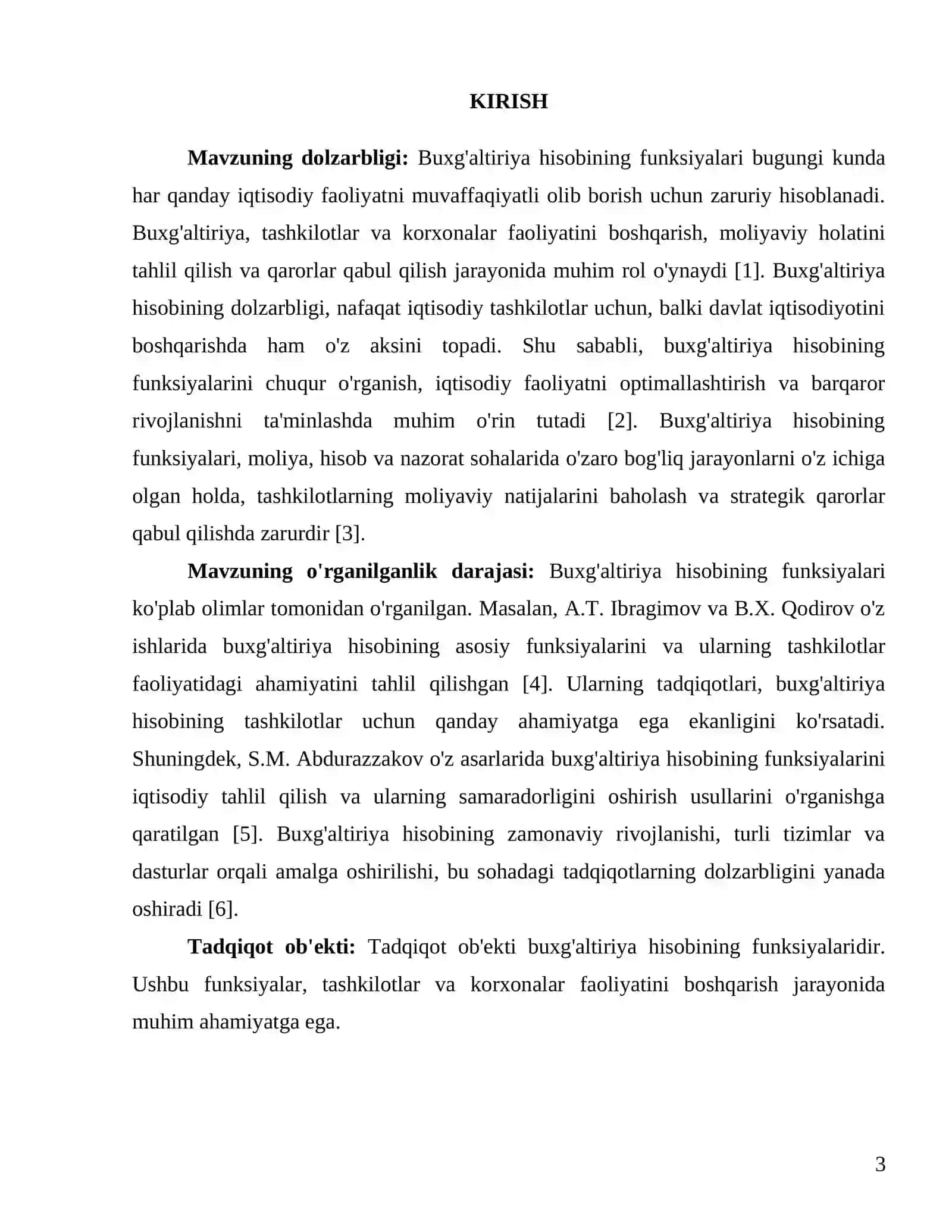 "Buxgʼalteriya hisobining funksiyalari" 3