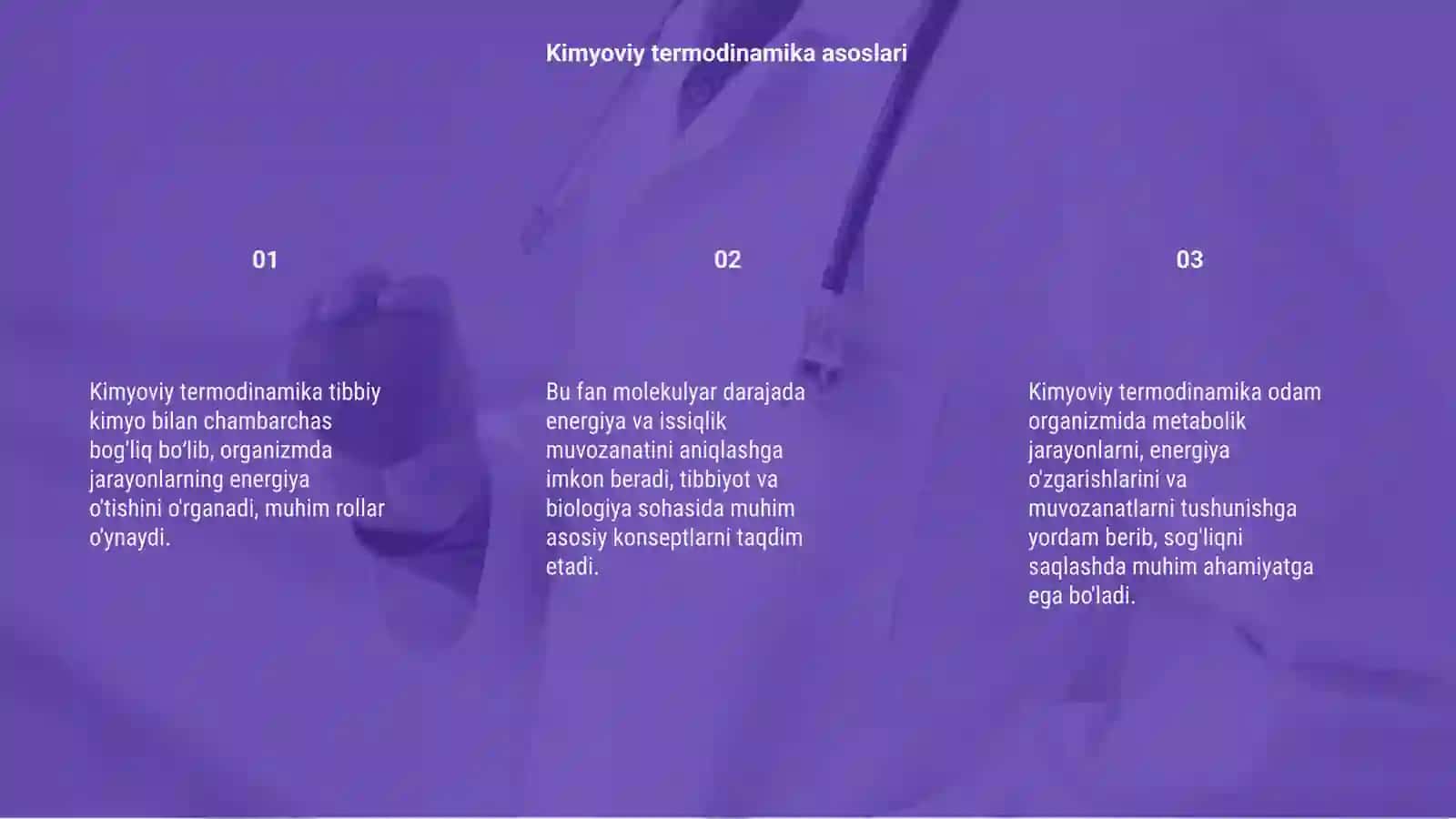 Kimyoviy termodinamika 3