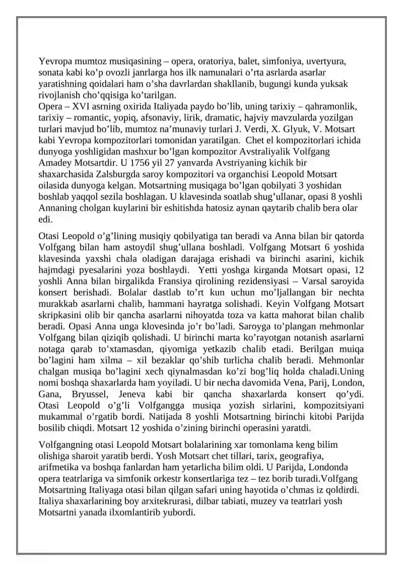 V.A.Motsartning hajviy operalari 3