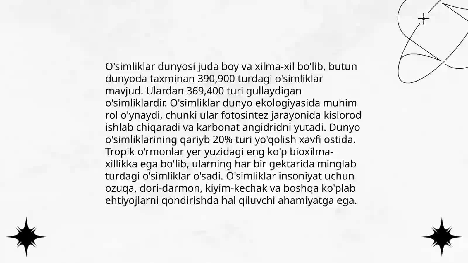 O'simliklar dunyosi 3