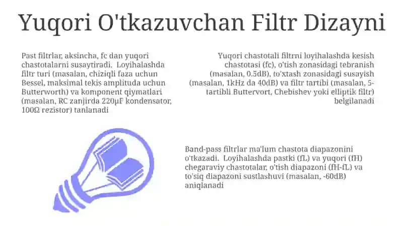 Filtrlarni loyihalash 3
