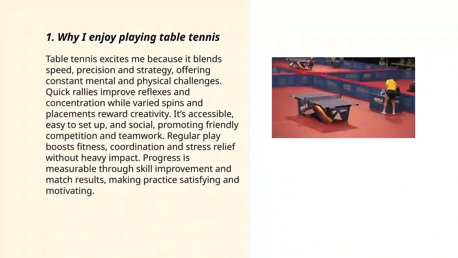 Table Tennis Benefits and Enjoyment 3